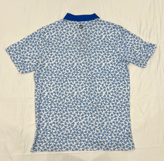 Fore Par Palm Tree Polo (Blue)
