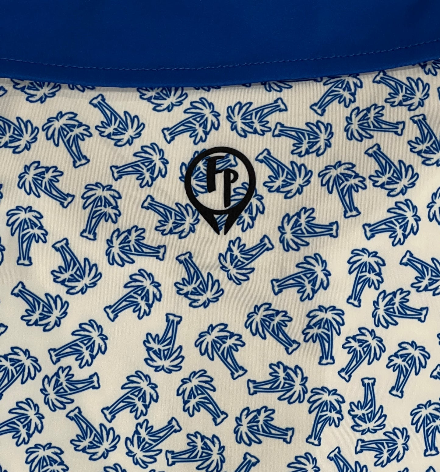 Fore Par Palm Tree Polo (Blue)