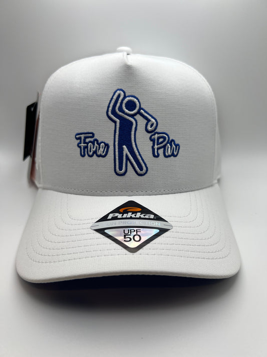 White w/ Blue Fore Par Swingman