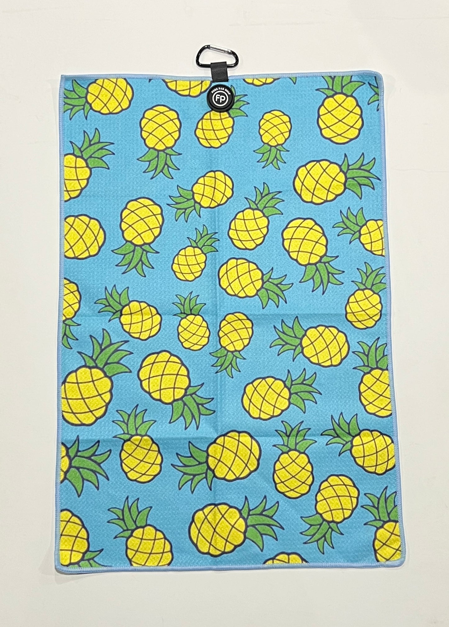 Pineapples Magnetic Golf Towel