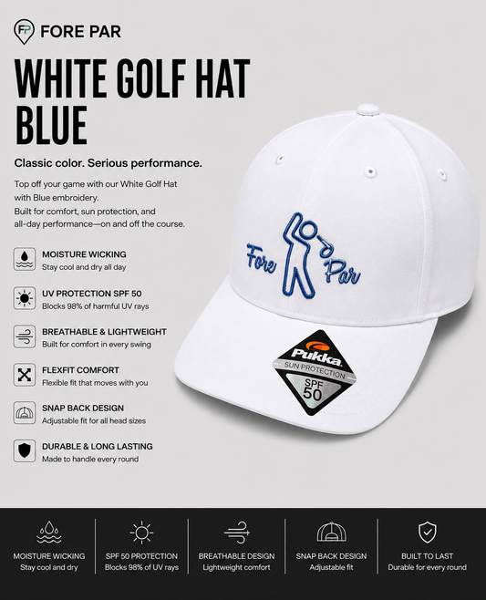 White w/ Blue Fore Par Swingman