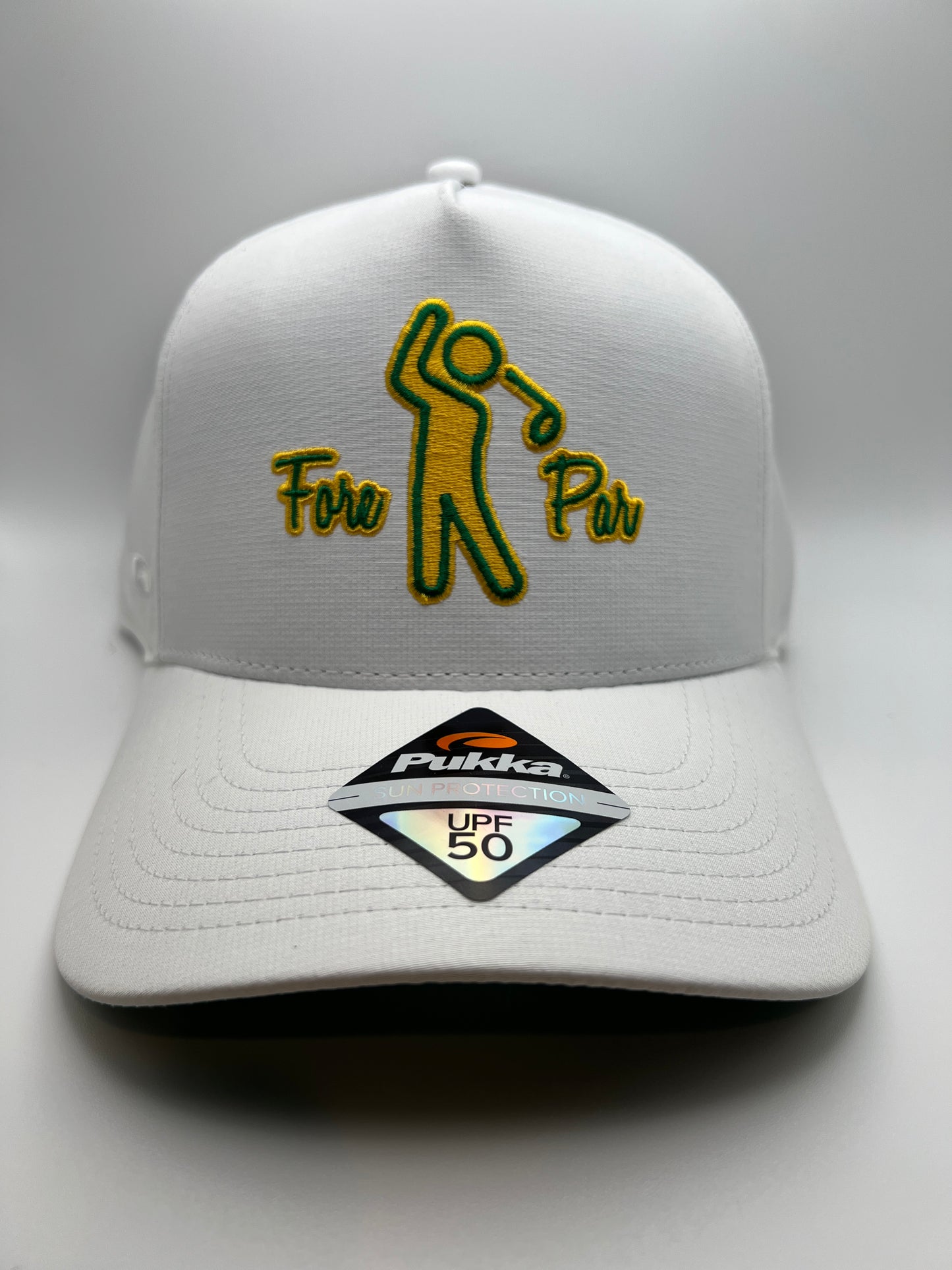 White w/ Green and Yellow Fore Par Swingman