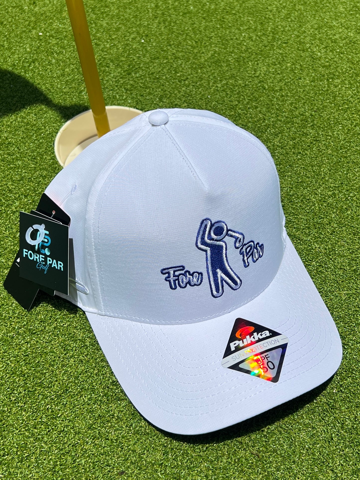 White w/ Blue Fore Par Swingman