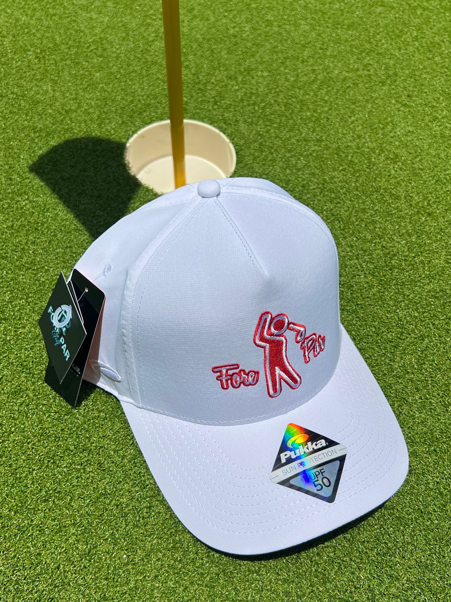 White w/ Red Fore Par Swingman